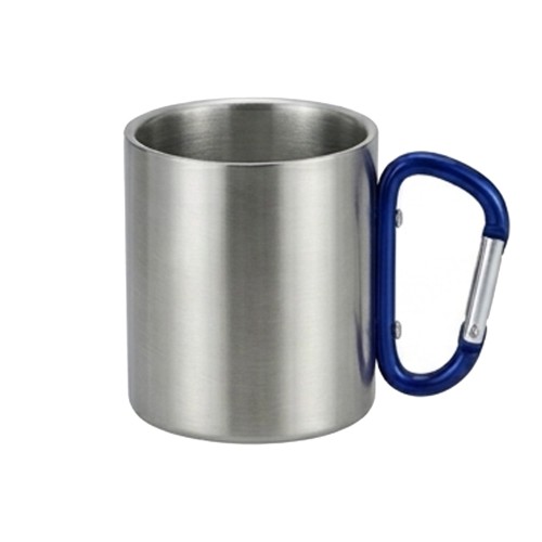 Mug Tazón Acero Inoxidable Asa Mosquetón M203