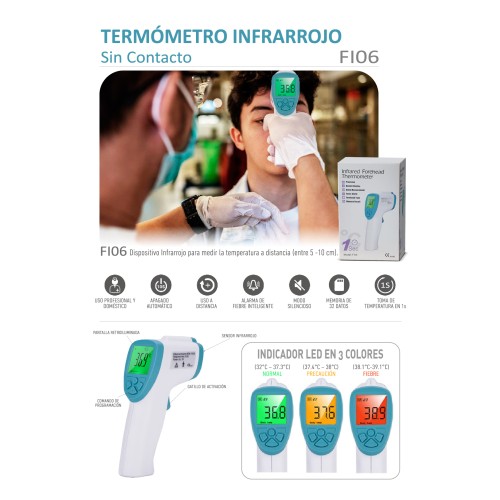 Termómetro Infrarrojo FI06