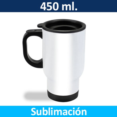 Mug Tazón Acero Inoxidable Termico Sublimación M80