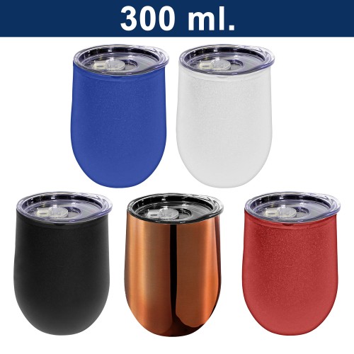 Mug Tazón Acero Inoxidable Termico / Plástico M19