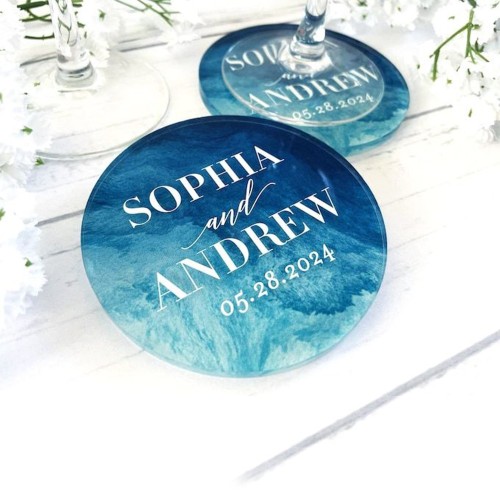 Posavasos Acrílico Acrílico Redondo PO20 BLANCO