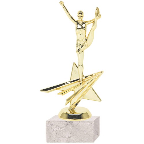 Trofeo Plástico Porrista Estrella RP-2506