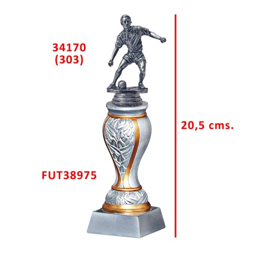 Trofeo Resina y Figura Plástica FUT 02 FUT01 FUT03