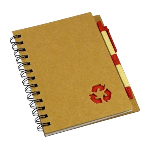 Cuaderno - Libreta Tapa Cartón Ecológico Compost N49