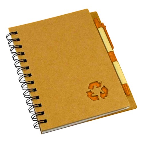 Cuaderno - Libreta Tapa Cartón Ecológico Compost N49