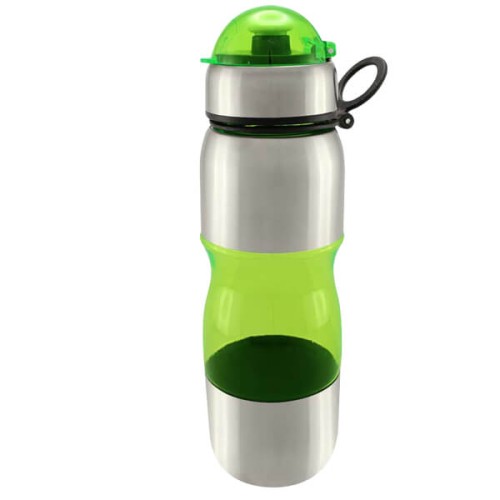 Botella Plástica + Acero Inoxidable Caramayola Deportivo M26