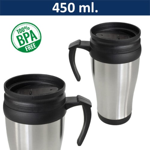 Mug Tazón Acero Inoxidable Termico M10