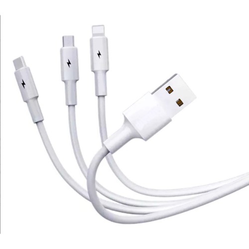 Cable Conector Multicargador T66 BLANCO